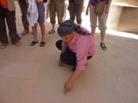 Mahmoud bei der Arbeit