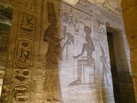 Abu Simbel Tempel, Zeichnungen, Hierglyphen &ndash; &copy; Anette Rietz (Eberhardt TRAVEL)