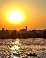 Sonnenuntergang am Nil - Magie pur &ndash; &copy; Simone Willner (Eberhardt TRAVEL)