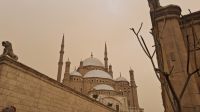 Alabastermoschee bei Sandsturm Kairo