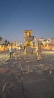 Sonnenbarke auf Sphinx-Strasse Luxor-Tempel bis Karnak &ndash; &copy; Anette Rietz (Eberhardt TRAVEL)