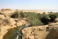 Qarun_See_Wasserfall &ndash; &copy; Kristin Weigel (Eberhardt TRAVEL)