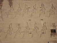 Hieroglyphen machen jeden Tempel zu einem Kunstwerk