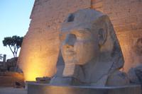 Statue vor dem Tempel von Luxor