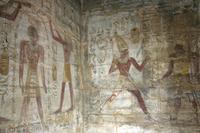 Reliefs im Amada-Tempel