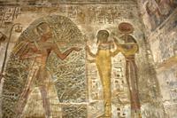 Reliefs im Derr-Tempel