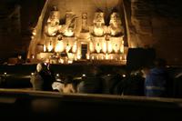 Lichtshow in Abu Simbel