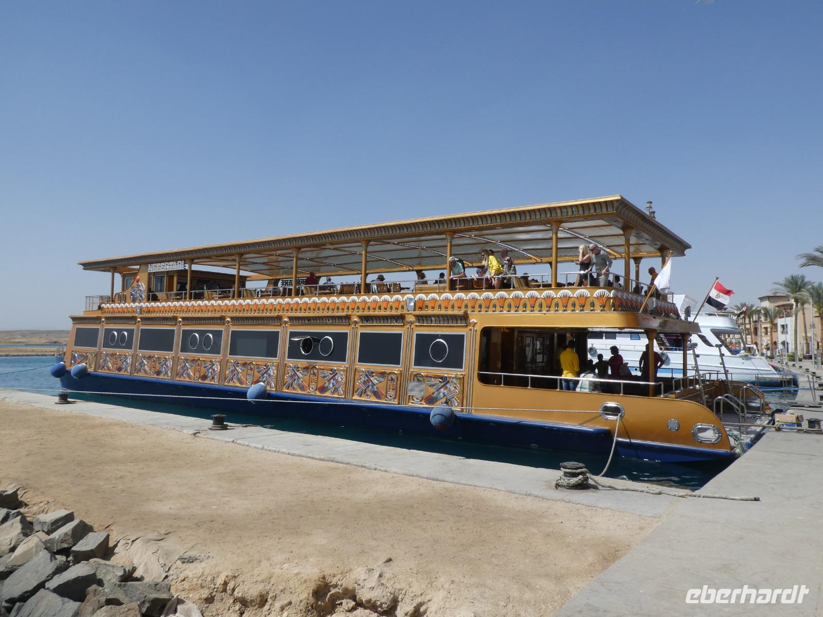 Port Ghalib Pharaonen Boot &ndash; &copy; Kerstin Hugel (Eberhardt TRAVEL)