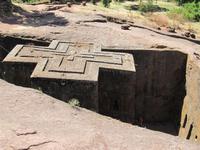 Lalibela - Dach der Felsenkirche Hl. Georg &ndash; &copy; Britt Reuter-Bracklow (Eberhardt TRAVEL)
