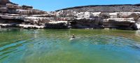 00078 Namibia - Abenteuer Fish River Canyon -  Baden im Felsenpool &ndash; &copy; Annett Müller (Eberhardt TRAVEL)