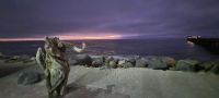 Namibia - Swakopmund - Sonnenuntergang an der Seebrücke &ndash; &copy; Annett Müller (Eberhardt TRAVEL)
