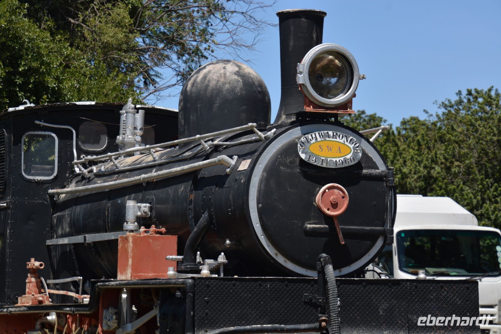 alte Lok in Otjiwarongo &ndash; &copy; Gina Egenolf (Eberhardt TRAVEL)