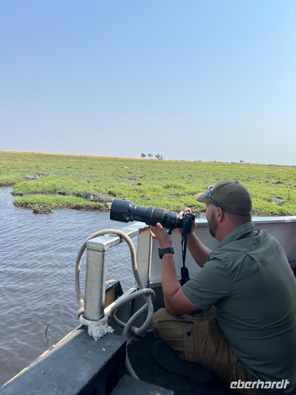 Botswana - Bootsfahrt auf dem Chobe - Guide Joe &ndash; &copy; Annett Müller (Eberhardt TRAVEL)