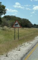 8. Tag - Namibia - Warnschilder (3) &ndash; &copy; Franziska Barthel (Eberhardt TRAVEL)