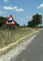 8. Tag - Namibia - Warnschilder (4) &ndash; &copy; Franziska Barthel (Eberhardt TRAVEL)