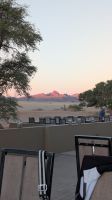 Sonnenuntergang beim Abendessen