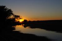 Sonnenaufgang am Chobe &ndash; &copy; Annett Müller (Eberhardt TRAVEL)