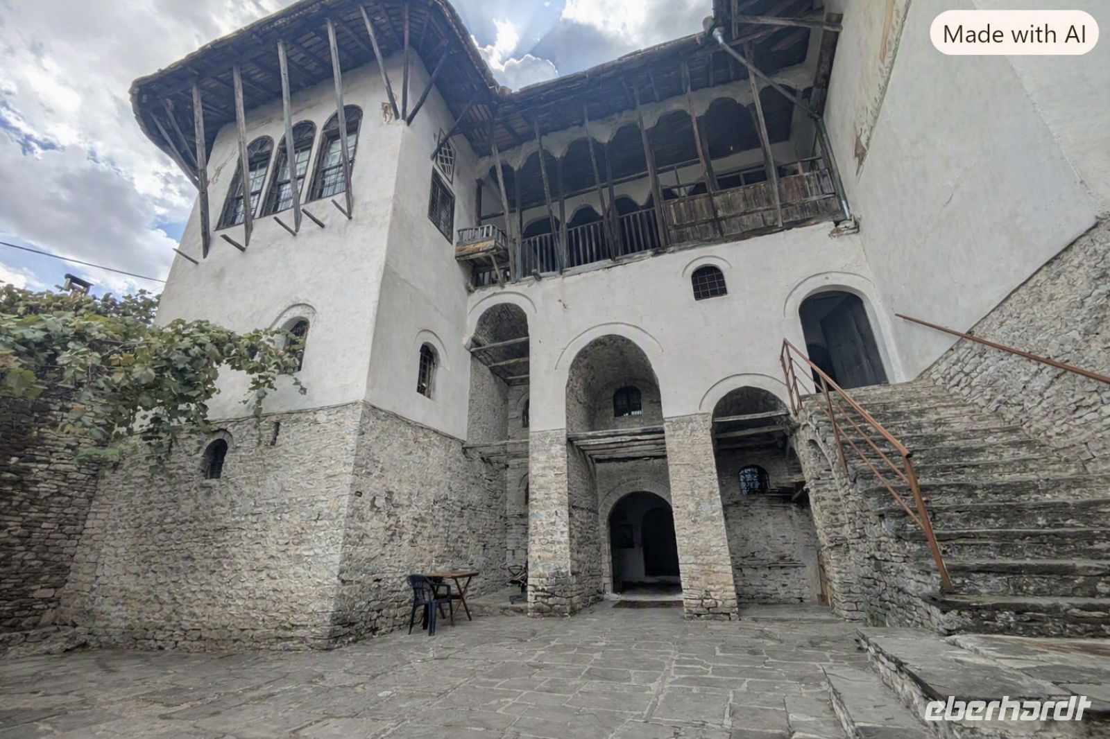 Hof des Skenduli Hauses &ndash; &copy; Günter Thomas Menzel (Eberhardt TRAVEL)
