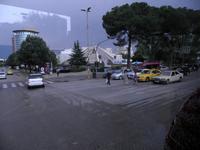 Tirana-Blick auf die Pyramide