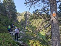 unser Ski-Wanderweg hinauf zum 1. See