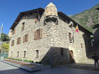 das alte Parlamentsgebäude in Andorra la Vella