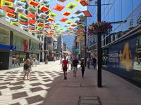 die Fußgängerzone in Andorra la Vella