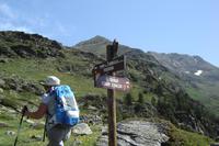 Pfad zu den Seen von Tristaina