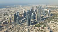 Blick vom Burj Khalifa zur Sheikh Zayed Road &ndash; &copy; Frank Nimschowski (Eberhardt TRAVEL)