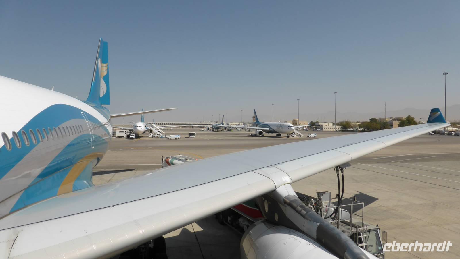 Heimflug mit Oman Air nonstop nach Frankfurt  &ndash; &copy; Frank Nimschowski (Eberhardt TRAVEL)