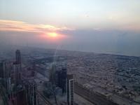 0168 Sonnenuntergang vom Burj Khalifa &ndash; &copy; Patrick Fritzsche (Eberhardt TRAVEL)