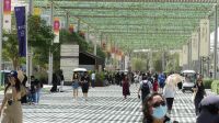 EXPO, heute nicht so viele unterwegs wie am Sonntag &ndash; &copy; Frank Nimschowski (Eberhardt TRAVEL)