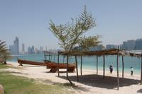 IMG_9126_Skyline von Abu Dhabi im Heritage Village &ndash; &copy; Alice Teipelke (Eberhardt TRAVEL)