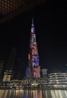 Faszination Lightshow Burj Khalifa &ndash; &copy; Simone Willner (Eberhardt TRAVEL)
