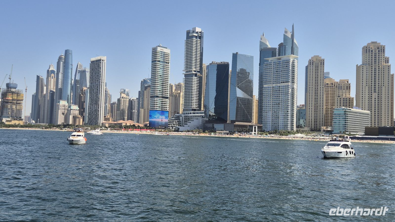 Yachtausflug, Blick auf Skyline Dubai Marina &ndash; &copy; Frank Nimschowski (Eberhardt TRAVEL)