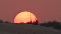 Sonnenuntergang in der Wüste