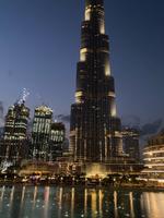 Abendstimmung am Burj Khalifa &ndash; &copy; Marianne Förster (Eberhardt TRAVEL)