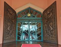 Eingangsportal zum Atlantis Hotel mit Seepferdchen, Dubai &ndash; &copy; Simone Willner (Eberhardt TRAVEL)