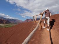 zu Fuß zum Aussichtspunkt Quebrada de las Conchas &ndash; &copy; Gina Egenolf (Eberhardt TRAVEL)