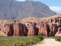 rote Sandsteinfelsen in der Quebrada de las Conchas Argentinien &ndash; &copy; Gina Egenolf (Eberhardt TRAVEL)