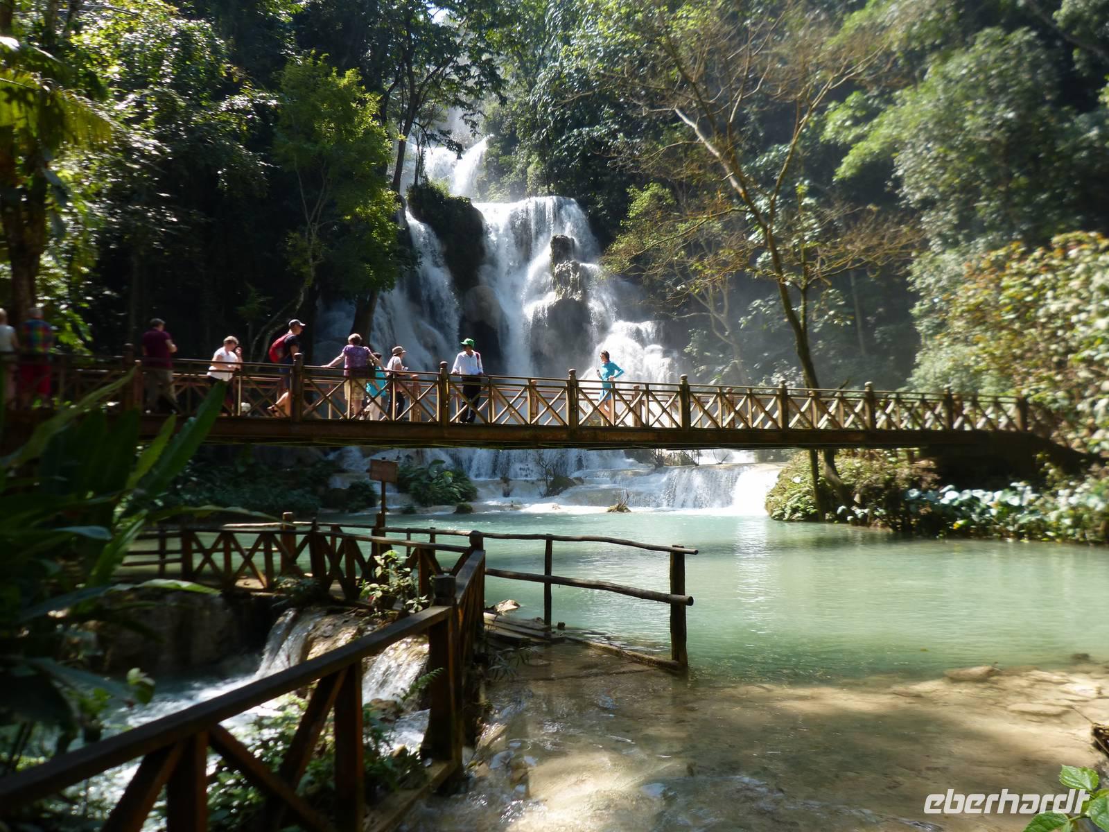 057. Kuangsi Wasserfälle, Laos &ndash; &copy; Maria Michel (Eberhardt TRAVEL)