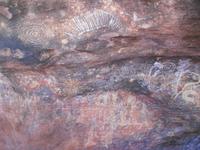 Outback - Spaziergänge am Uluru (Ayers Rock), Ureinwohner-Symbole &ndash; &copy; Katrin Deutschbein (Eberhardt TRAVEL)