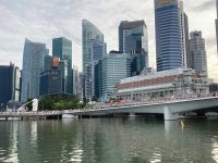 3. Reisetag – Stadtrundfahrt in Singapur – Bootsfahrt auf dem Singapore River – Merlion und Fullerton Hotel &ndash; &copy; Andreas Wolfsteller (Eberhardt TRAVEL)