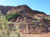 Aufstieg am Uluru &ndash; &copy; René Wächtler (Eberhardt TRAVEL)
