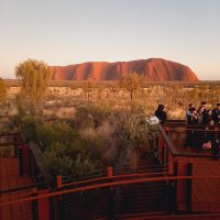 Rundreise Australien - Sonnenaufgang am Uluru im Outback &ndash; &copy; Franziska Bergmann (Eberhardt TRAVEL)