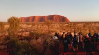 Rundreise Australien - Sonnenaufgang am Uluru im Outback &ndash; &copy; Franziska Bergmann (Eberhardt TRAVEL)