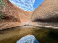 9. Reisetag – „Kunja Walk“ zum Wasserloch am Uluru &ndash; &copy; Andreas Wolfsteller (Eberhardt TRAVEL)