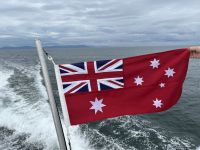 Handelsflagge Australiens  &ndash; &copy; Patrick Fritzsche (Eberhardt TRAVEL)