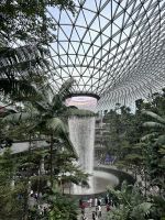 Flughafen Changi Singapur: Jewel - Indoor Wasserfall &ndash; &copy; Anne Fohlert (Eberhardt TRAVEL)