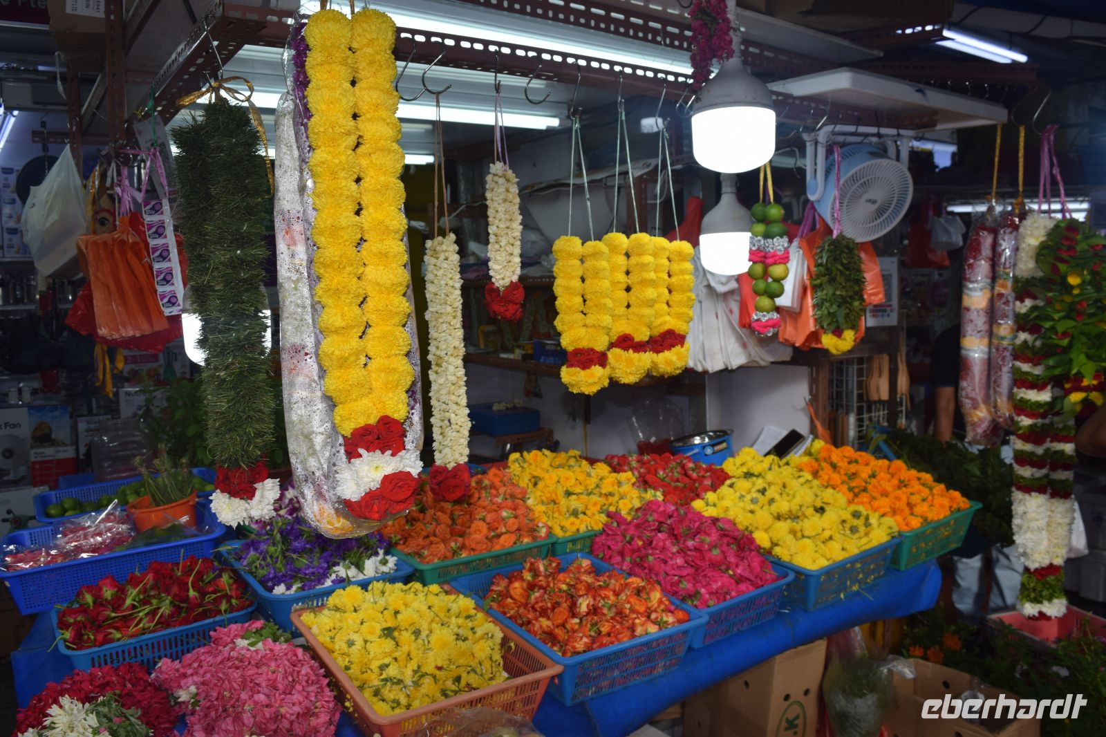 Little India Blumenketten &ndash; &copy; Gunter Looß (Eberhardt TRAVEL)