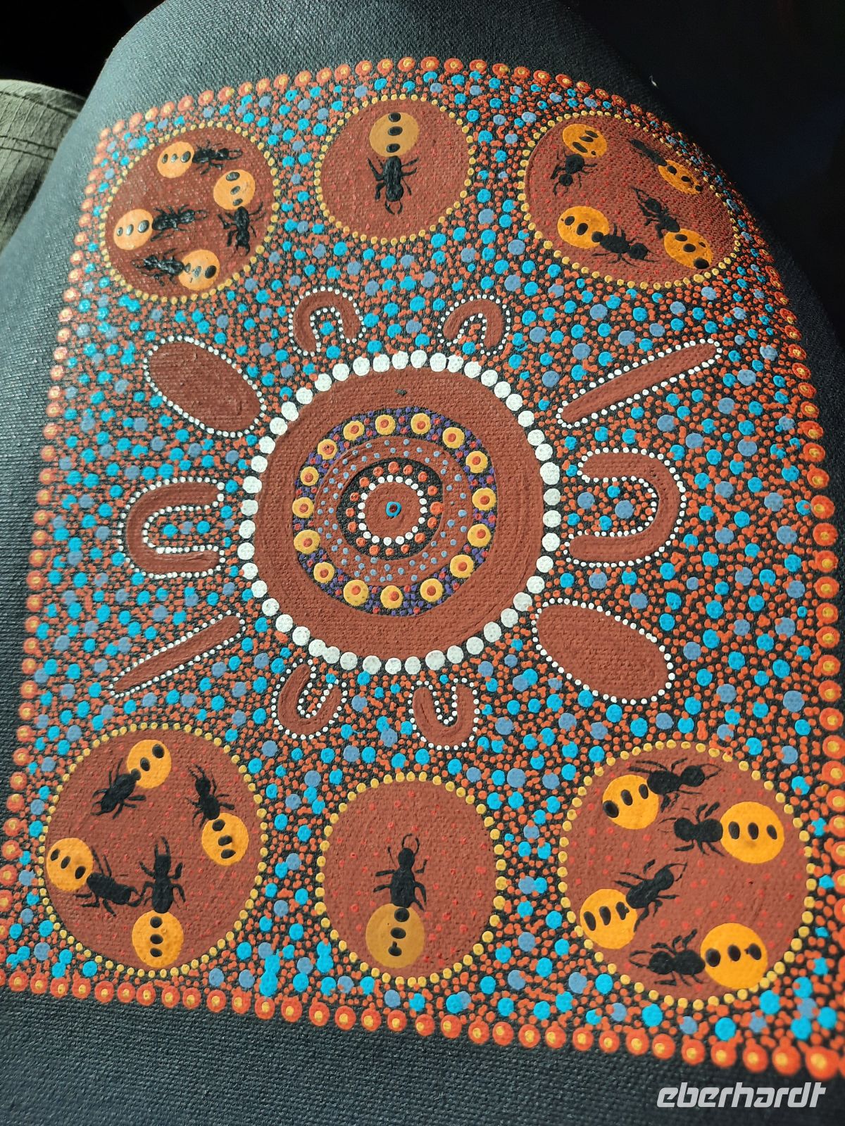 Punktmalerei der Aborigines &ndash; &copy; Gunter Looß (Eberhardt TRAVEL)